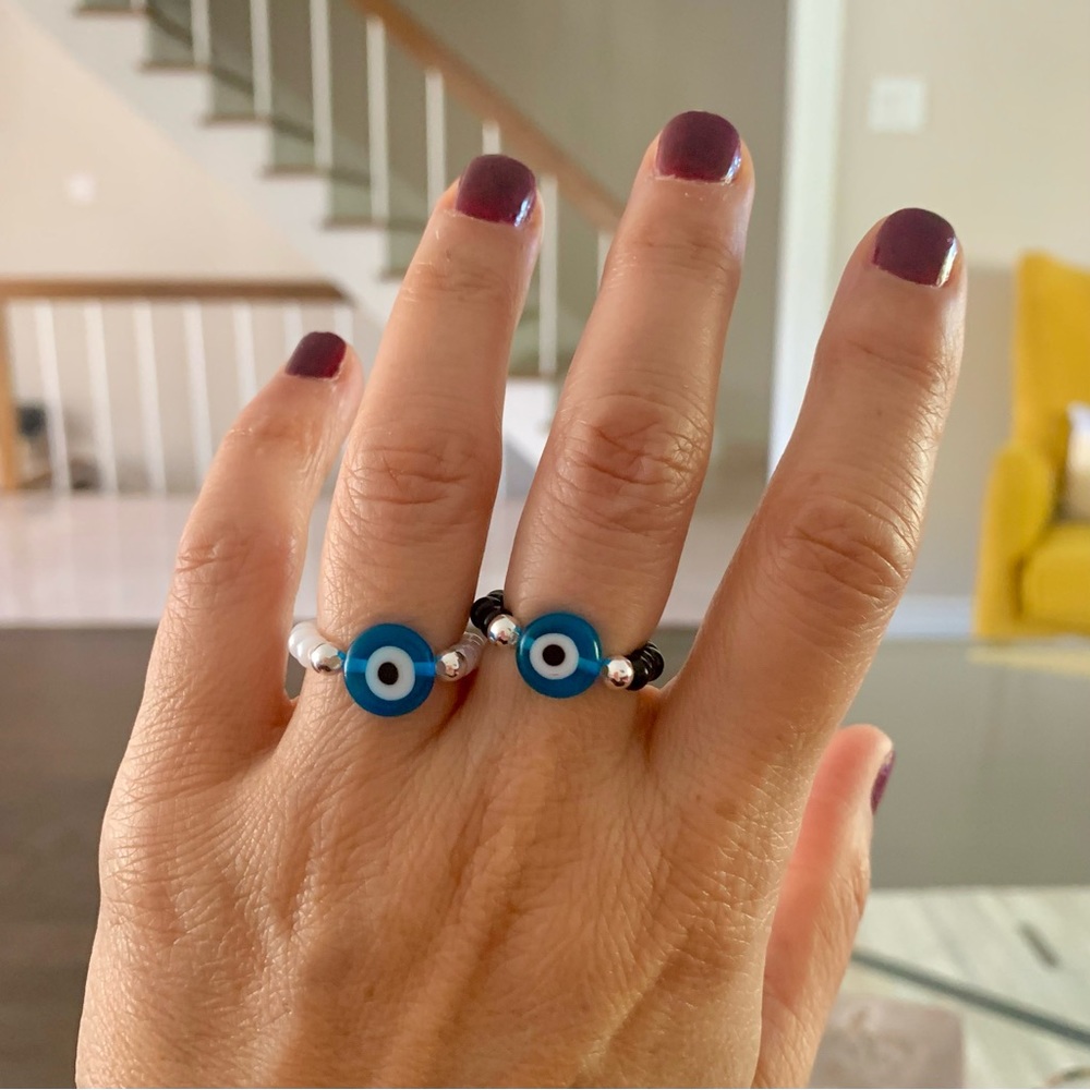 Evil Eye Stacking Rings